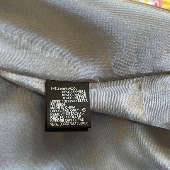 Antonio Melani long gray winter coat size 2 - Picture 10 of 16